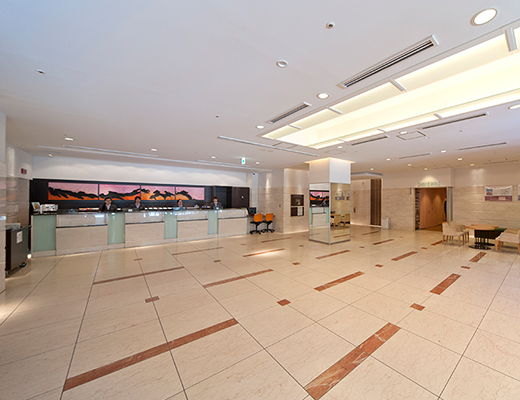Image shot of reception desk