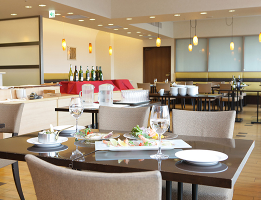 Image shot of restaurant garden kitchen
