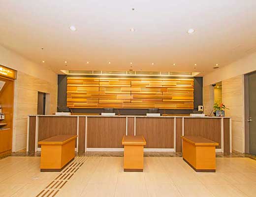 Image shot of reception desk 